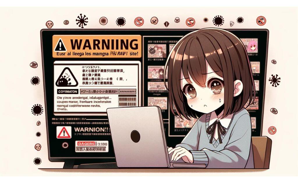 漫画rawサイトの利用は危険